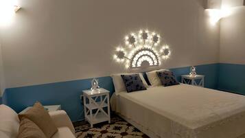 2 bedrooms, desk, iron/ironing board, travel crib