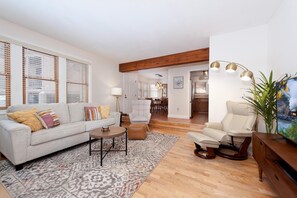 Smart TV, fireplace - The Passport Suite | Downtown Access, Pool/Hot Tub, Near FLC, Trails & Golf (Durango)