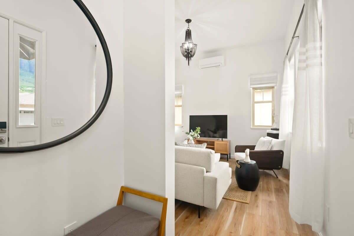 TV, foosball, offices