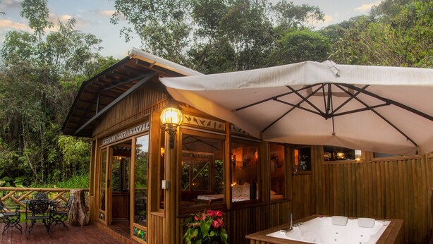 Luxury Studio Suite, 1 King Bed, Hot Tub, Garden View