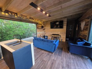 Fireplace - Tall Pines Lodge - Dog Friendly, Nr Sutton on Sea (Mablethorpe)