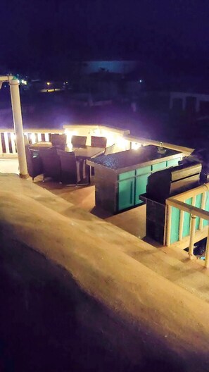Terrace/patio - #4, VRBO MAP PLACEMENT WRONG, CHECK GOOGLE MAP,LAS CONCHAS,1ST HOUSE, HEART ICON (Puerto Peñasco)