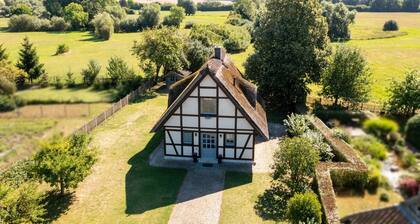 Gemütliches Reetdachhaus – 2min zum Röggeliner See