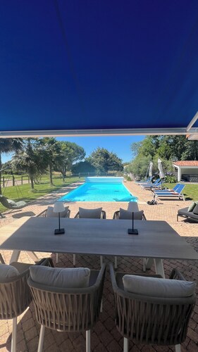 La maison de Gaia-spa-swimming pool-quiet between sea and marshes, charm-comfort