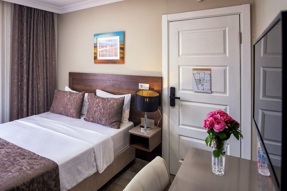 Double Room | Free minibar items, in-room safe, desk, laptop workspace