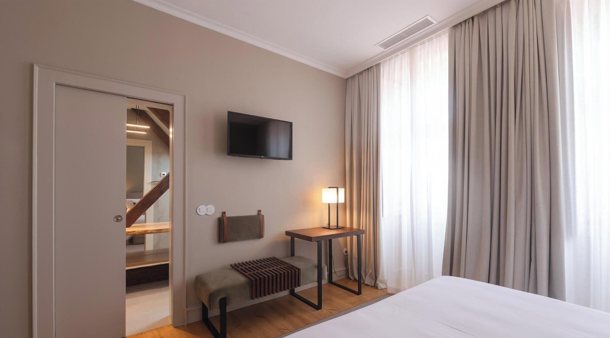 Quarto duplo ou twin deluxe | Wi-Fi gratuit, draps fournis