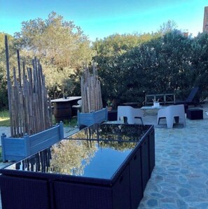 Terrace/patio - House in former wine estate (BEZIERS)