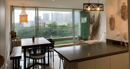 Hermoso apartamento boho en la mejor ubicación de Barranquilla!
