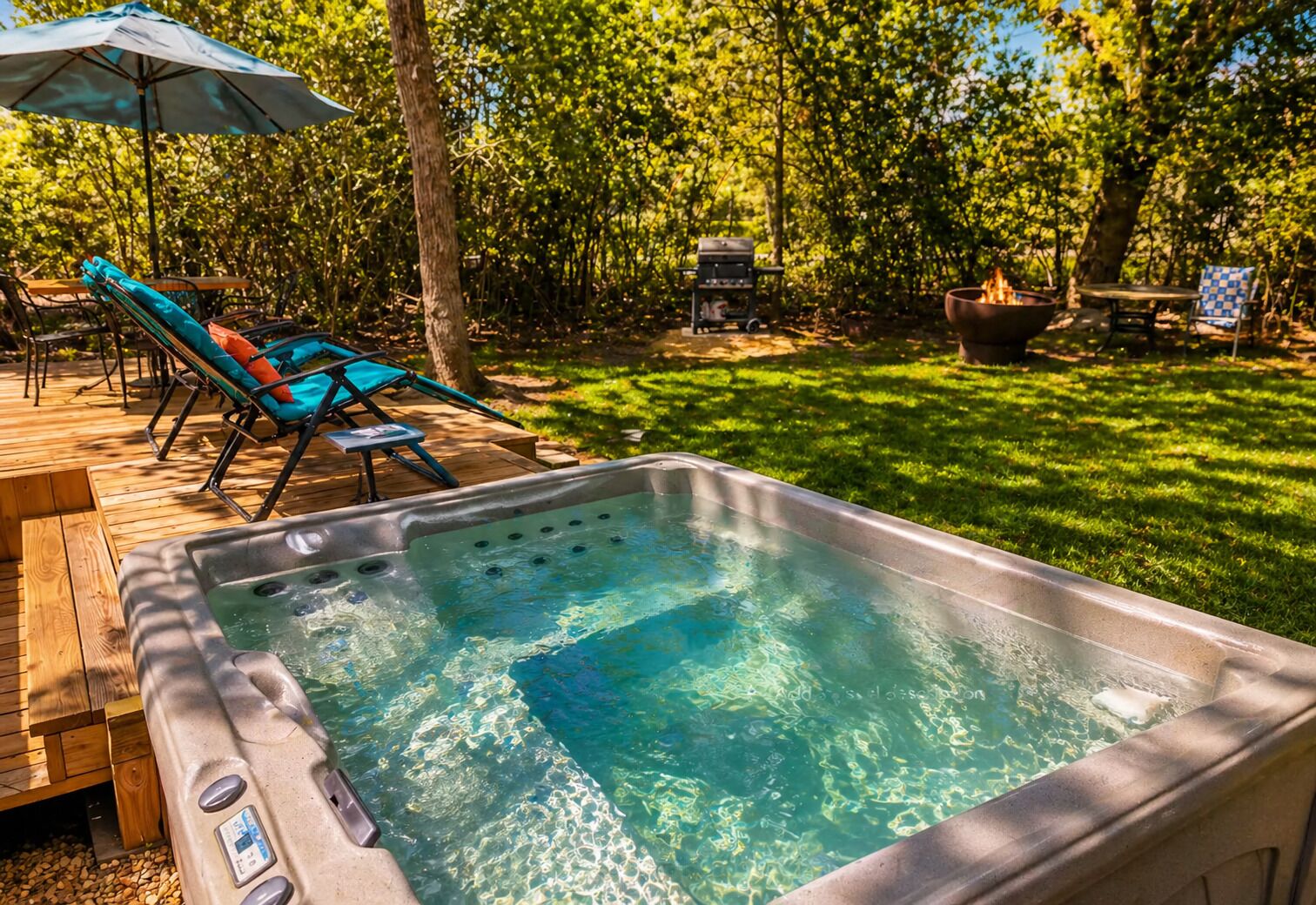 Bain à remous extérieur