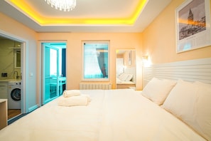 Condo Superior, 1 phòng ngủ | 1 phòng ngủ, phòng cách âm, bàn ủi/dụng cụ ủi quần áo
