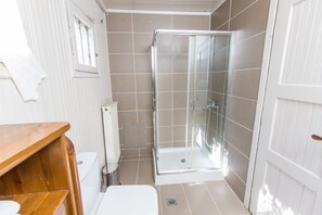 Regadera, amenidades de baño gratuitas, secadora de cabello, toallas 