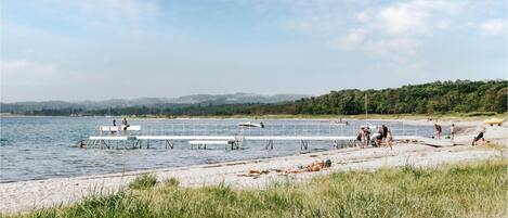Vlak bij het strand, vissen