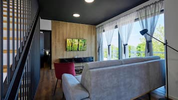 TV connectée, cheminée, chaßne hi-fi