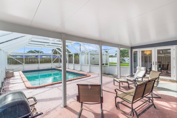 Alberca al aire libre 