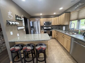 Fridge, microwave, oven, stovetop - Trailer & Parking Friendly, 24x56  Garage, 5-bedroom, 3-bath, Newly renovated! (Lead)
