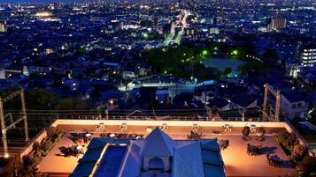 高級客房, 非吸煙房, 城市景 (Japanese Style with night view) | 城景