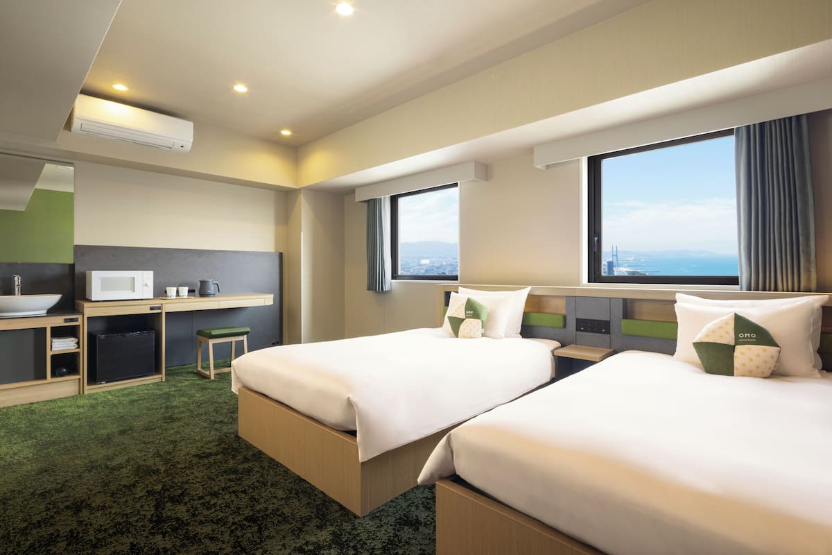 superior twin room with kitchen, non smoking | in-room safe, desk, blackout curtains, iron/ironing board