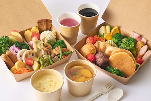 朝食ビュッフェ