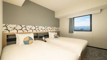 Twin Room, Non Smoking | In-room safe, desk, blackout drapes, iron/ironing board