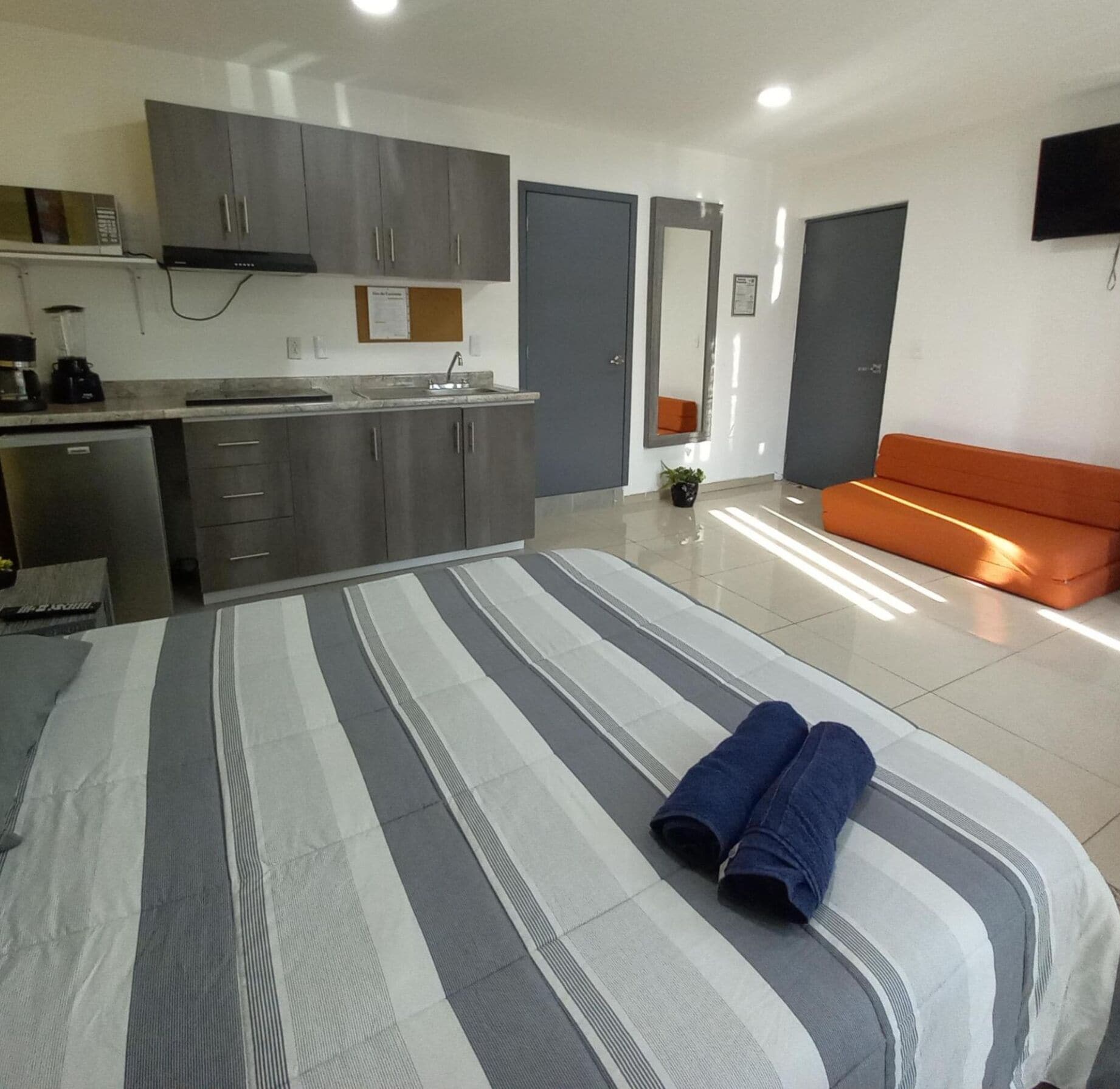 高级双人房, 日式床 | 私人简易厨房