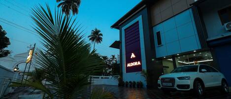 Façade de l’hébergement