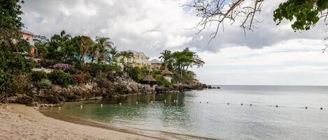 Sun loungers, beach towels