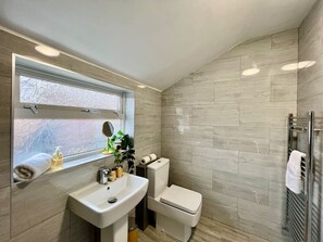 Shower, hair dryer
