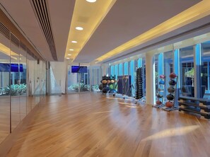 Gym - Luxury at Former Address Dubai Mall With Balcony (Dubai)