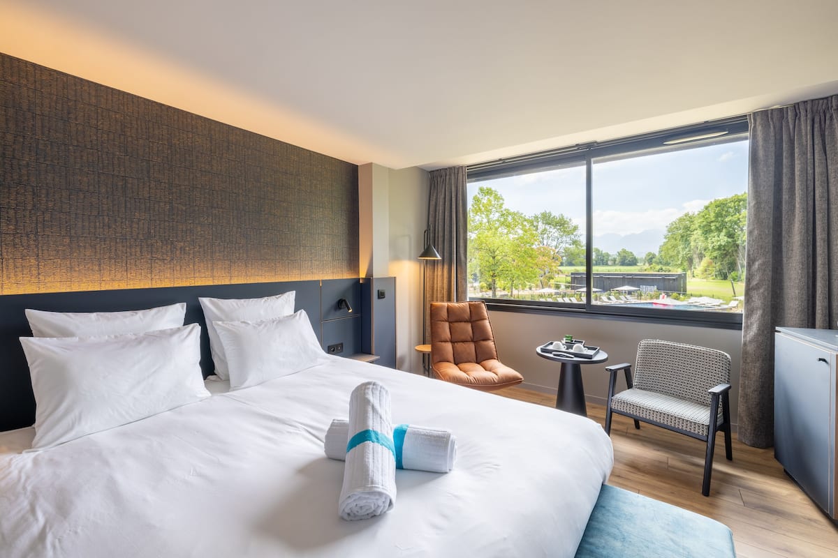 1 slaapkamer, pillowtop-bedden, een kluis op de kamer