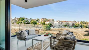 Appartement, 3 chambres, balcon, vue ville | Balcon