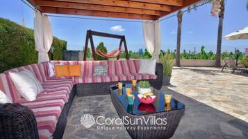 Villa, 4 Bedrooms, Smoking, Private Pool | Terrace/patio