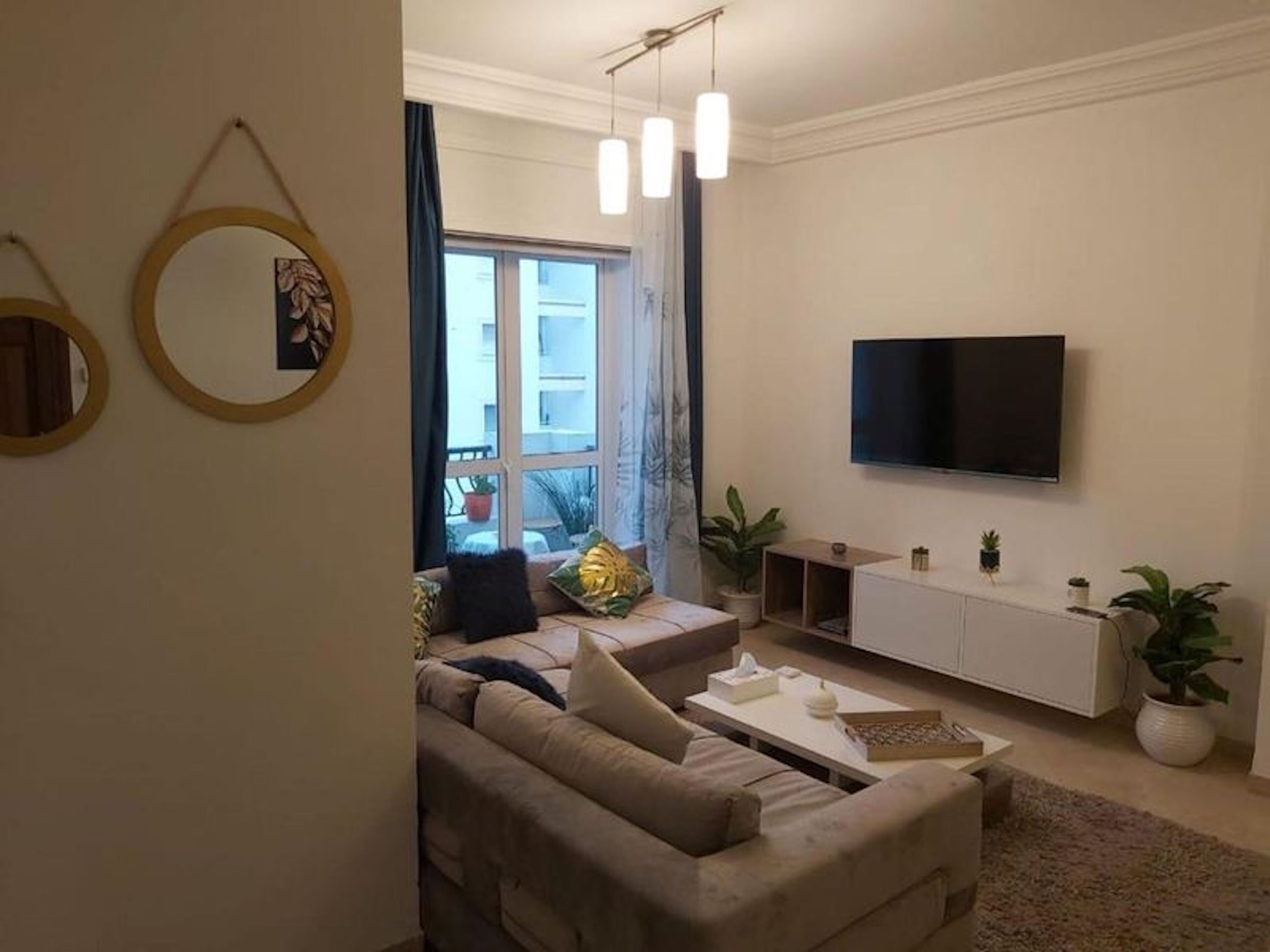 公寓, 2 间卧室, 无障碍, 阳台 | 起居区