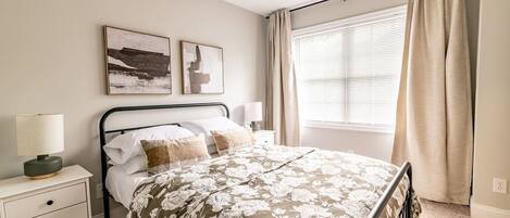 3 bedrooms, iron/ironing board, travel cot, WiFi