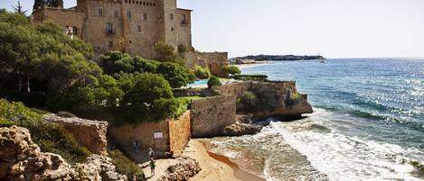 Tæt på stranden, liggestole