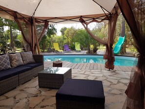 Outdoor pool - Splendid villa with swimming pool 5 minutes walk from the sea (Solaro)