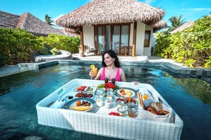 Villa, Private Pool (Sunset Suite) | Breakfast meal | Free daily buffet breakfast 