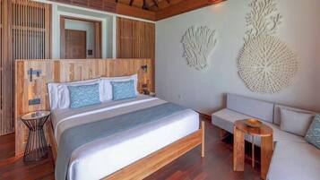 1 dormitorio, minibar, caja fuerte y cortinas opacas