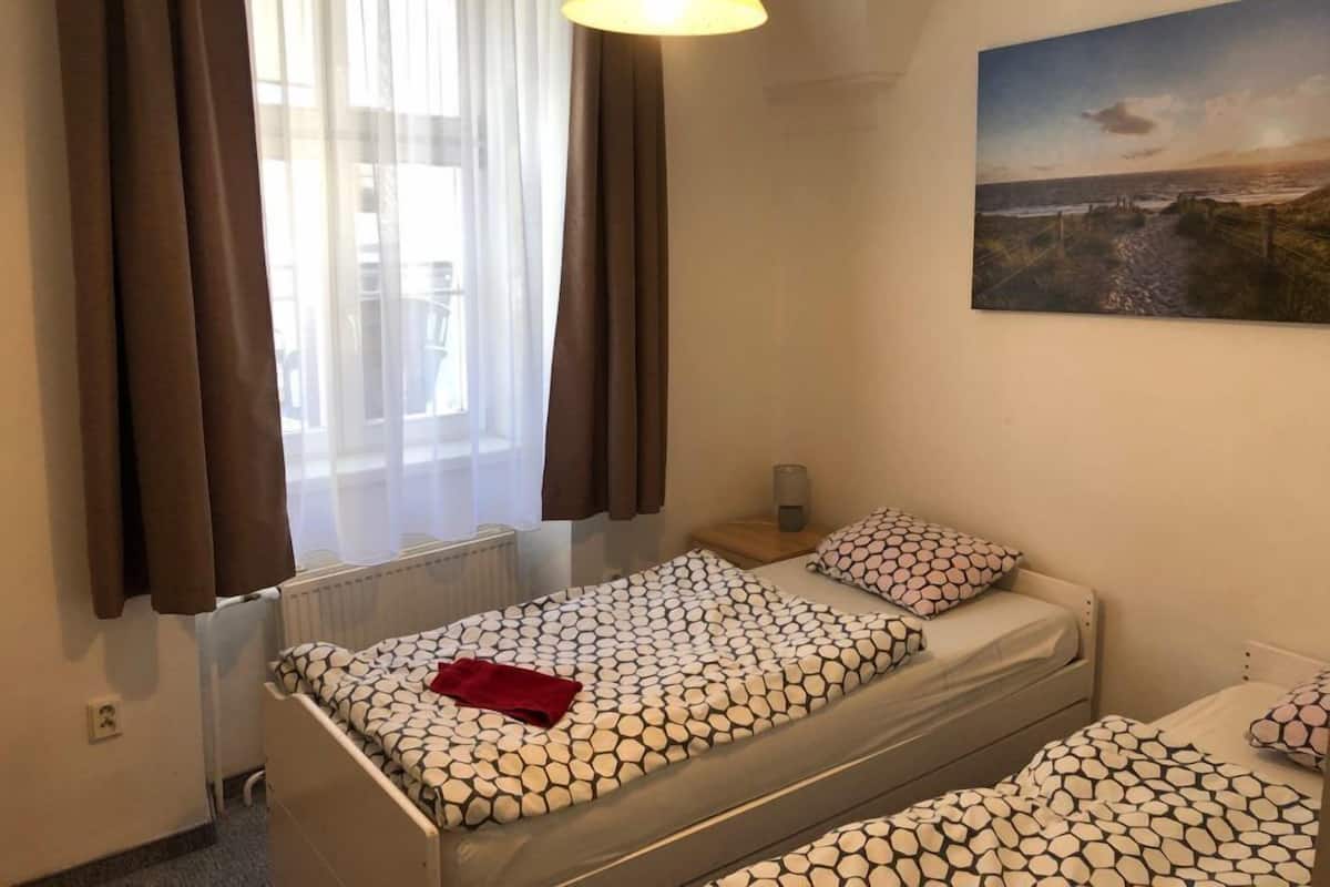 Premium bedding, desk, soundproofing, iron/ironing board