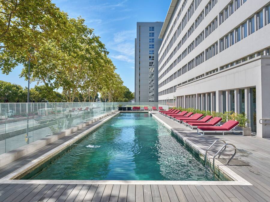 Indoor pool, outdoor pool