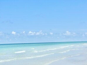 En la playa 