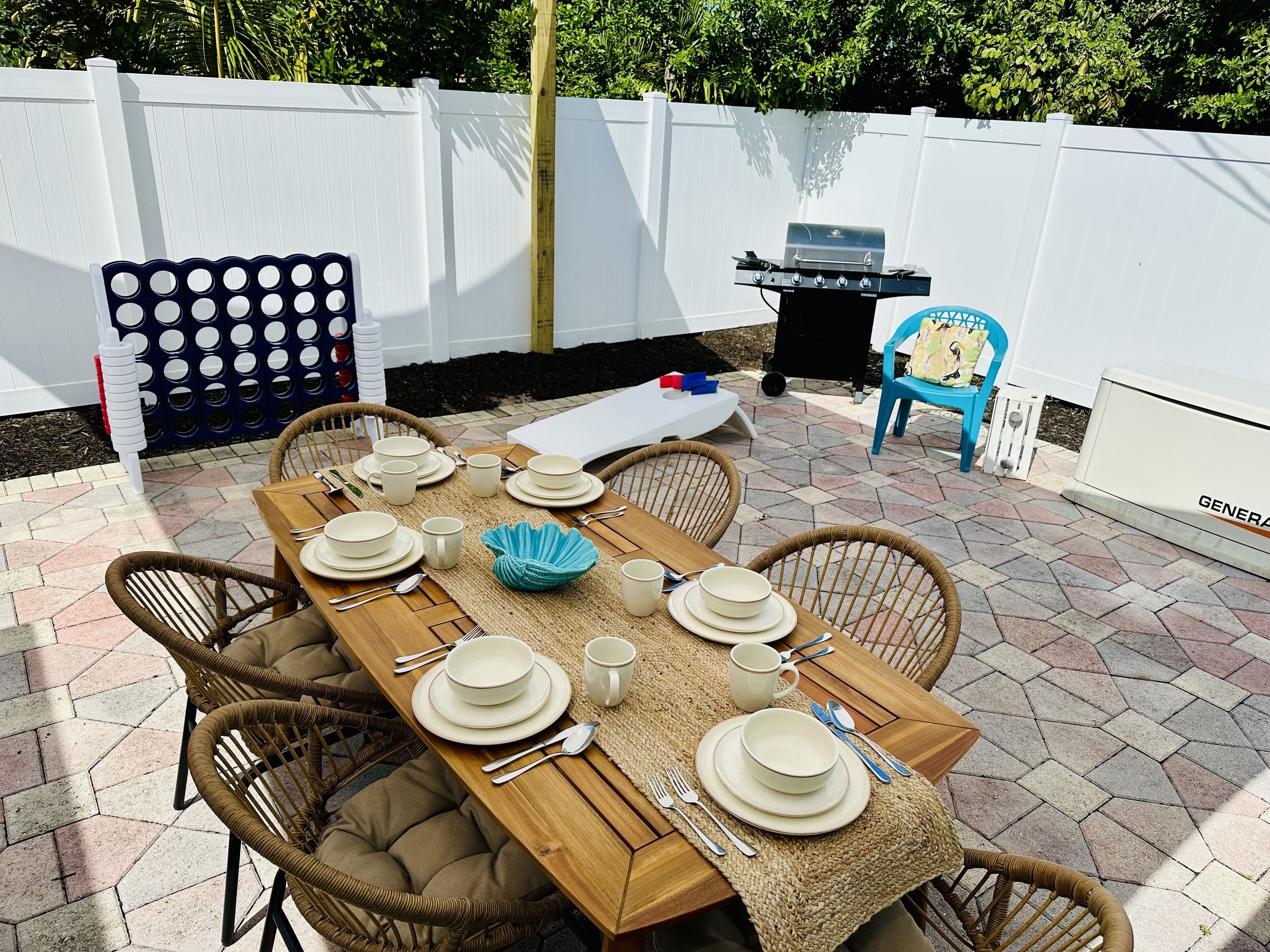 Udendørs spisemuligheder