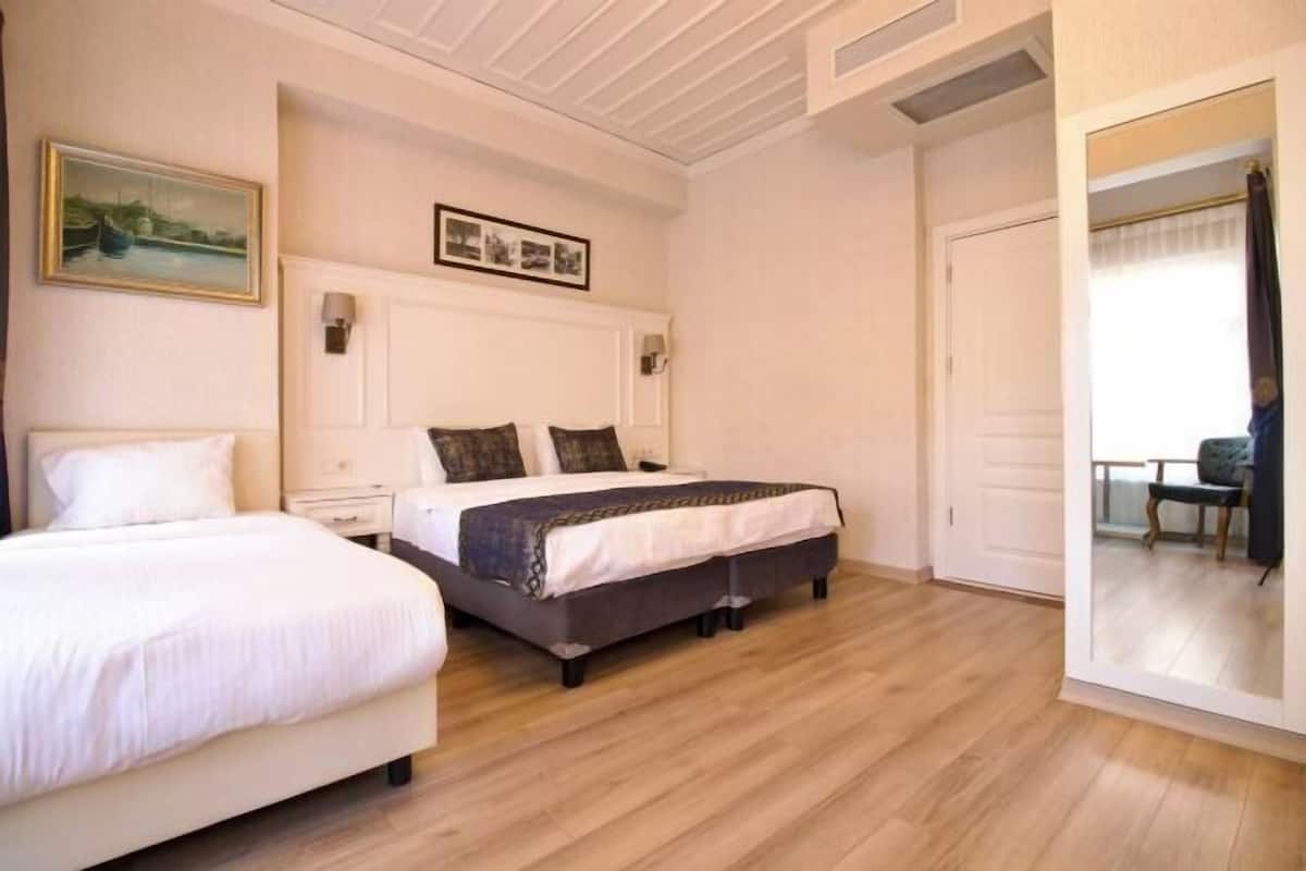 2 Schlafzimmer, Minibar, Schreibtisch, laptopgeeigneter Arbeitsplatz