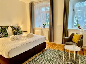 2 Schlafzimmer, Bügeleisen/Bügelbrett, kostenloses WLAN, Bettwäsche