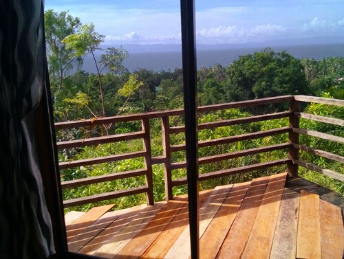 Native but modern, detached Bohol villa with 30 mile sea and island views!