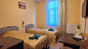 Economy-Zweibettzimmer | Kostenloses WLAN, BettwÀsche