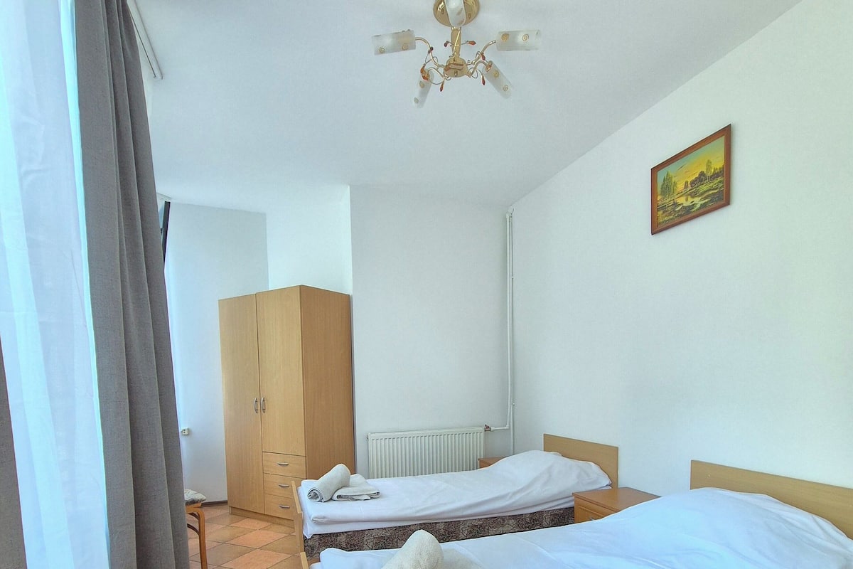 Economy Twin kamer | 1 slaapkamer, gratis wifi, beddengoed