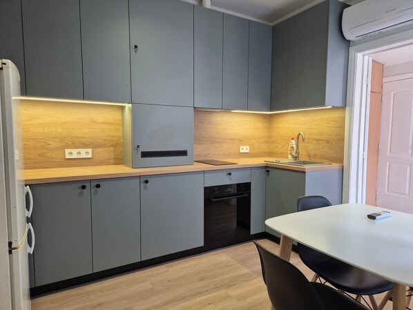 Apartamento económico | Cocina privada | Hervidor eléctrico