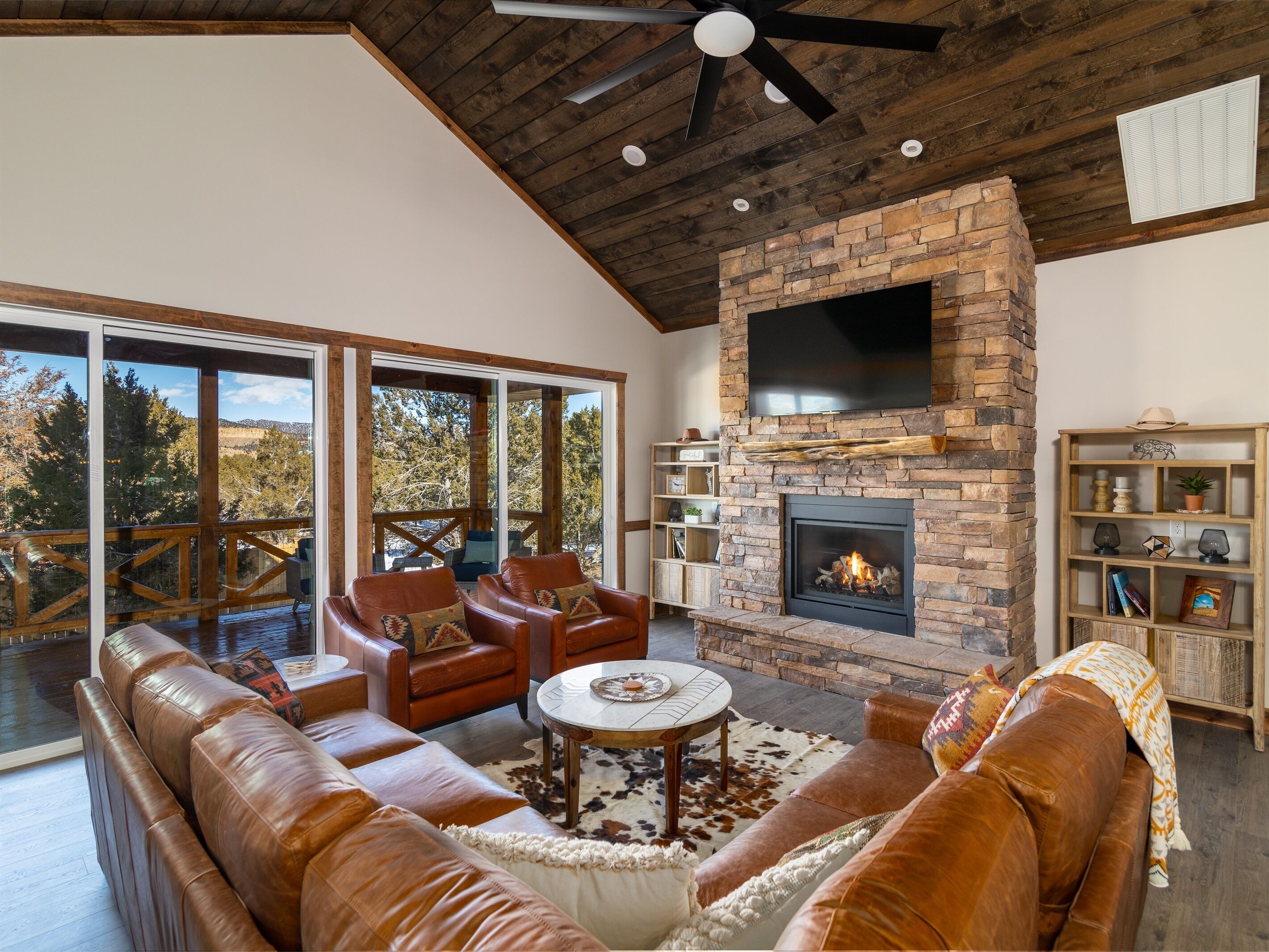 智能电视、壁炉