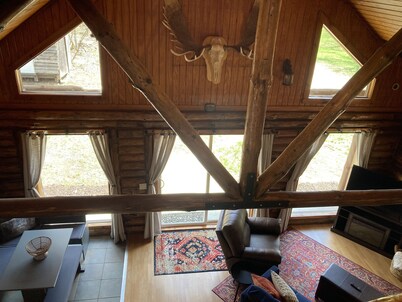 Newly remodeled log cabin next to beautiful Wisconsin River- Rivers Edge Cabin