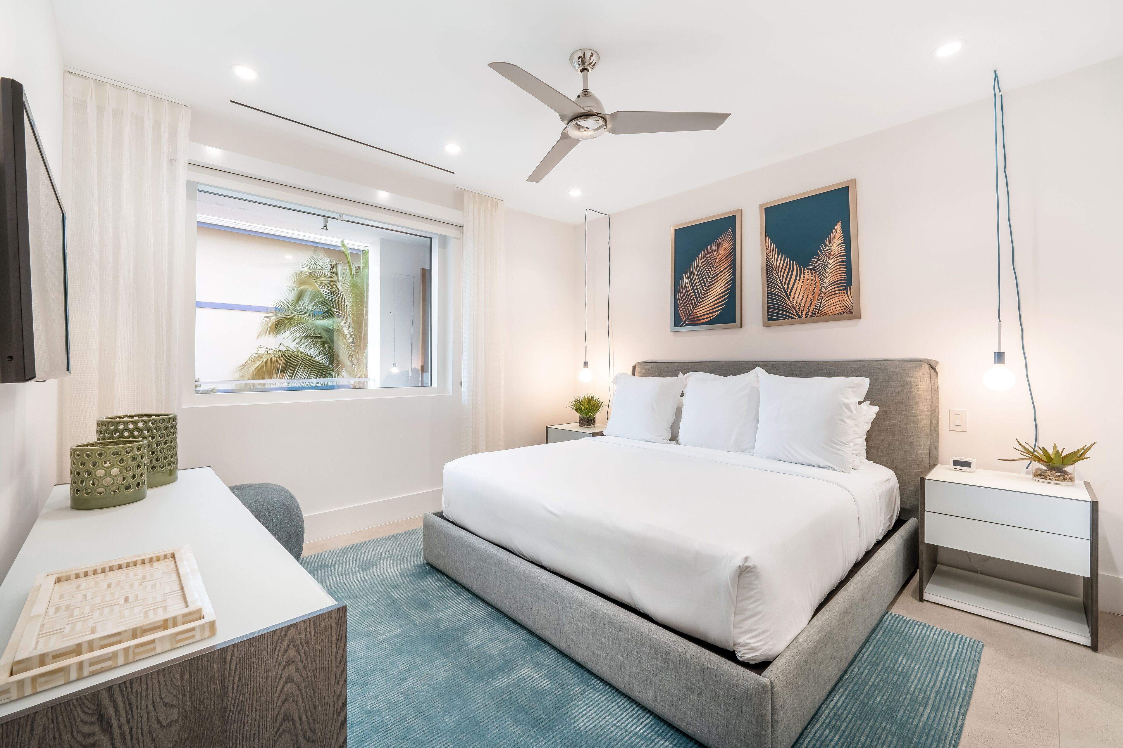 Familie suite | Lakens van Egyptisch katoen, luxe beddengoed, een kluis op de kamer